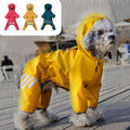 Reflektierend Hunde Regenmantel Hundemantel Regenjacke Mit Kapuze Wasserdicht 