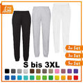 Fruit of The Loom FOL Classic Cuff Jog Pants Jogginghose 2-,3-,5er Sparpack Set