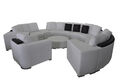 Runde Eck Sofa Couch XXL Big Rund Couchen Wohnlandschaft U Form Sessel Polster