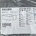 IKEA SKUBB Tasche Organizer Aufbewahrungsbox grau 44x55x19 cm