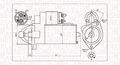 MAGNETI MARELLI ANLASSER STARTER 1,7kW passend für AUDI 80 90 A4 A6 FERRARI 328