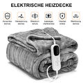 Heizdecke mit Abschaltautomatik Wärmeunterbett XXL große Kuscheldecke Wärmedecke