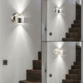 Wand LED Spot Lampe Leuchte Strahler UP & DOWN Wohn Ess Zimmer Büro Flur Diele