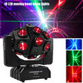 Moving Head 18 LED 200W Beam Bühnenlicht DJ Partylicht RGBW Strobe Discolicht