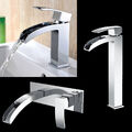 Design Einhand Waschtisch waschbecken Wand armatur wasserhahn mischer wasserfall