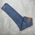 Levis 505 Herren Jeans Hose W36 L32 blau Regular Fit Straight Leg Vintage Retro