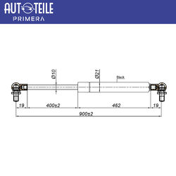 Gasdruckfeder Gasdruckdämpfer Dämpfer Länge 200-900mm | 100N - 1000N Universal