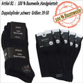 1-120 Herren Business Socken 100%Baumwolle Baumwollsocken  handgekettelt ab 1€ #