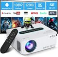 XGODY X1 4K Beamer, 5G WiFi, Bluetooth, 12000L, Android OS, YouTube, Netflix