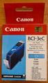 2 x Canon BCI-3eC 3e Cyan Tintenpatrone Original Original NEU