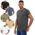 A. Salvarini Herren Designer T-Shirt Kurzarm Sommer Shirt Shirts Rundhals AS318