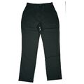 Opus Damen Jeans Hose Stoff Cargo straight Leg high Rise Gr 38 M W28 L32 schwarz