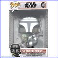 Funko POP! #380 Star Wars 10 Zoll Der Mandalorianer mit dem Kind Wackelkopf