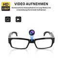 32GB Kamera Brille FULL HD Video Aufnahme Ton Spycam Überwachung Mini Cam