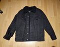 ZARA Jeansjacke Herren Schwarz Gr. L