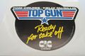 Werbe-Aufkleber Top Gun Tom Cruise Kelly McGillis Ready for take off Video 1987