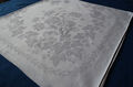 Tischdecke Jugendstil Leinendamast 110 x 105 Mono CB aus edelstem feinen Leinen