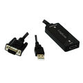 VGA zu HDMI + Audio Konverter PC Notebook Beamer High Speed VGA 2 HDMI Converter