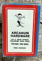 VINTAGE VERSIEGELT ARCANUM OHIO BAUMARKT SPIELKARTEN-DECK WERBUNG