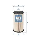 UFI Kraftstofffilter 26.007.00 für AUDI SEAT SKODA VW