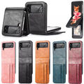 Handyhülle Samsung Galaxy Z Flip 4 / 3 Leder Handy Schutz Cover Etui Case 360°