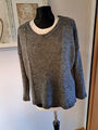 edc by Esprit Pullover Pulli Gr. M ca. 38 - 40 grau tolles Strickmuster  Alpaka