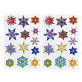 Mandala Aufkleber 26 Stück Blumen Sticker für Kinder zum Spielen und Basteln