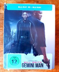 Gemini Man mit Will Smith 3D Blu Ray Steelbook NEU & OVP
