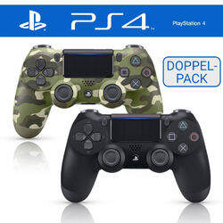 Zwei 2x PlayStation ORIGINAL Dualshock 4 PS4 Wireless Controller GamePad 🎮🟢⚫️✅🟢