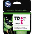 HP 3ED78A HP 712 (3ED78A) magenta Druckerpatronen, 3er-Set