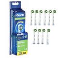 10x Oral-B CrossAction Aufsteckbürsten Zahnbürstenaufsatz CleanMaximiser, weiß