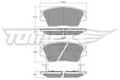 TOMEX Brakes Bremsbelagsatz Scheibenbremse TX 19-01 für SSANGYONG TIVOLI XLV SUV