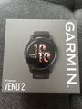 Garmin Venu 2 GPS-Uhr - Schwarz/Schiefergrau Smartwatch