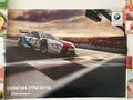 DTM Poster BMW M3 Timo Glock & Marco Wittmann | Motorsport Plakat - Zwei Motiven