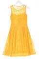 ANNA FIELD Sommerkleid Damen Gr. DE 36 hellorange Elegant