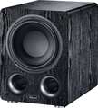 Magnat Alpha RS 8 HiFi Aktiv Subwoofer 80 Watt Front Fire Esche Dekor Schwarz