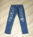 Jeans Hollister Mod: DAB Jeans Destroyed-Look Gr. W33 L32 blau