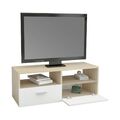 TV Schrank  Fernsehtisch Lowboard  TV Möbel Fernsehstand Fernsehschrank Weiß