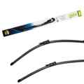 VALEO 2x FLACHBALKENWISCHBLATT SILENCIO FLAT BLADE SCHEIBENWISCHER SET | 577861