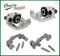 2x BREMSSATTEL + SATTELHALTER FÜR BMW 3er E30 HINTEN SATZ KIT