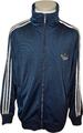 Adidas Trainingsjacke Freizeitjacke Herren Gr. XXL Firebird Blau Retro Top