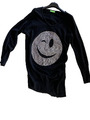 Longshirt mit Glitzer-Smile