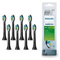 Philips Original Sonicare Optimal White Replacement Brush Heads, 8 Pack, BlackAb