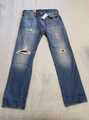 NEU HERREN LEVI'S 501 ORIGINAL PASSFORM GERADES BEIN JEANS IN PALME HAWAIIISCH