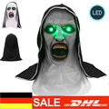 LED Horror "The Nun" Horrormaske, Halloween, Partykracher, gruselige Maske