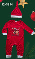 Neu Baby Junge Weinachts Outfit Kostüm Strampler 1st Christmas Gr 80 12-18