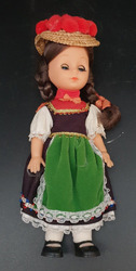 Schwarzwaldpuppe Puppe Tracht Kunststoff 23cm