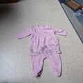 Baby Langarmshirt mit angenähter Hose Gr. 62 disney Baby