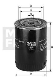 Ölfilter Motorölfilter Filter Mann-Filter für Ford Maserati 67-87 W940/37