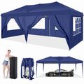 Pavillon 3x3/3x6m Wasserdicht Faltpavillon Pop Up Partyzelt Gartenzelt UV Schutz